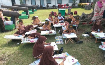 Kelas 1 SDIT Al Hasanah Rihlah ke Benteng Marlborough