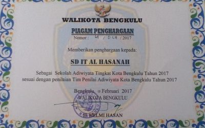 SDIT Al Hasanah Sekolah Adiwiyata Kota Bengkulu Tahun 2017