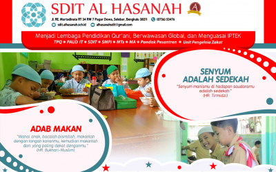 Pengumuman Calon Siswa Baru SDIT Al Hasanah 1 Pagar Dewa dan SDIT Al Hasanah 2 Betungan Tahun 2020
