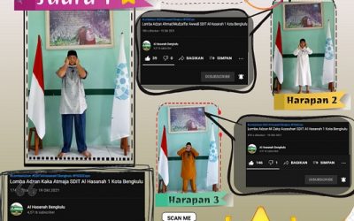 5 Siswa SDIT Al Hasanah 1 Raih Prestasi Tingkat Provinsi Bengkulu