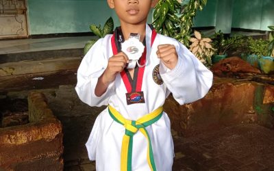 Di Tengah Pandemi Siswa SDIT Al Hasanah 1 Raih Medali Perak Kejuaraan Taekwondo se-Sumatera