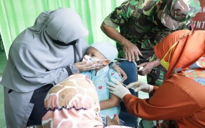 Giat Vaksinasi Covid-19 di SDIT Al Hasanah Diikuti oleh Ratusan Siswa