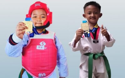 Atlet Taekwondo Cilik SDIT Al Hasanah 1 Raih Medali di Taekwondo Open Tournament Piala Walikota Bengkulu